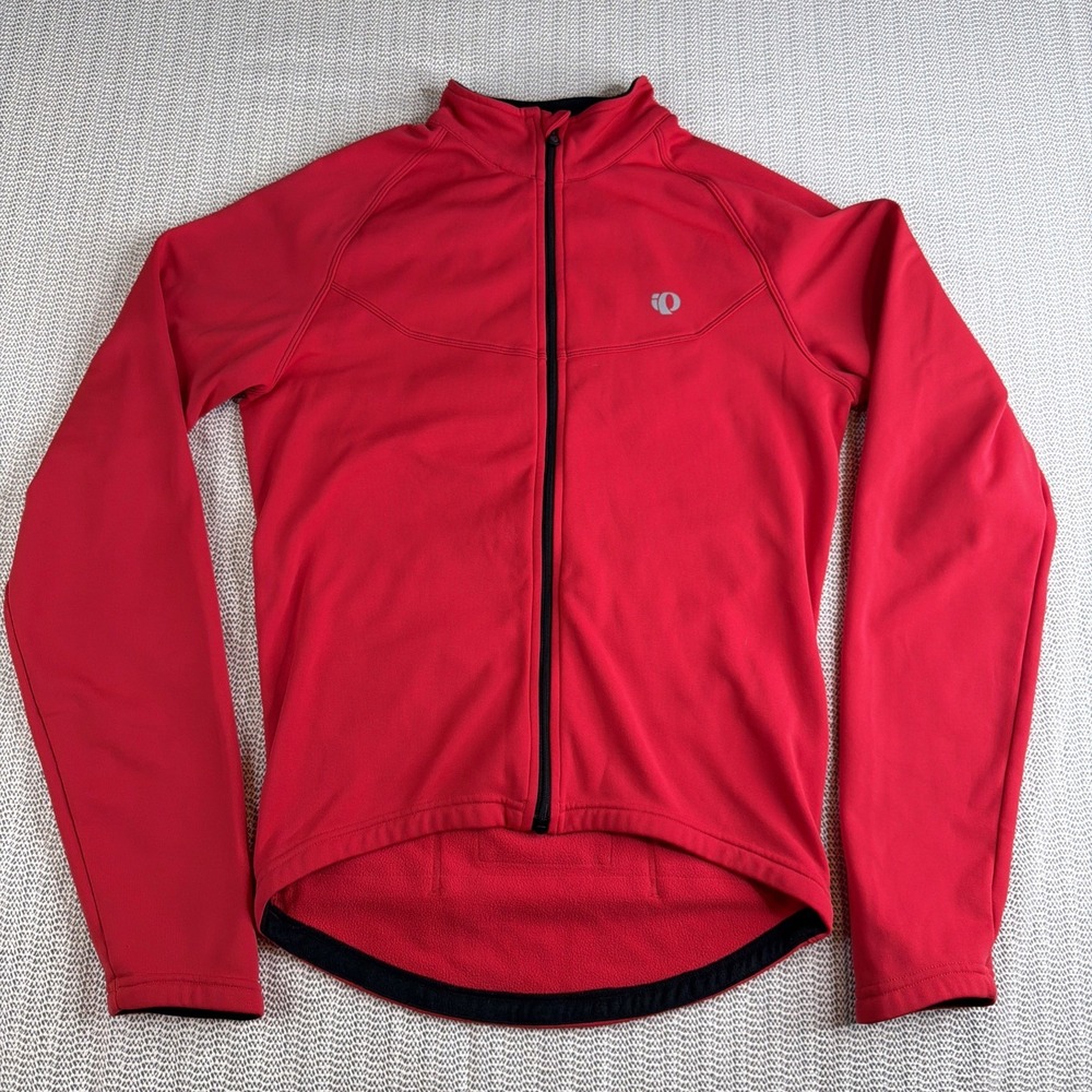 Pearl Izumi Select Series Cycling Jacket Men's Small Red Full Zip Thermal